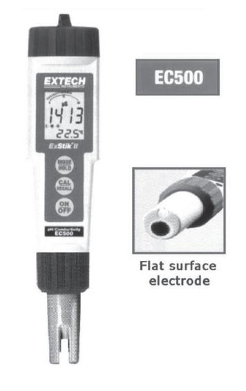 EC500防水式酸鹼度 導電度 總固體溶解量 鹽度 溫度儀
